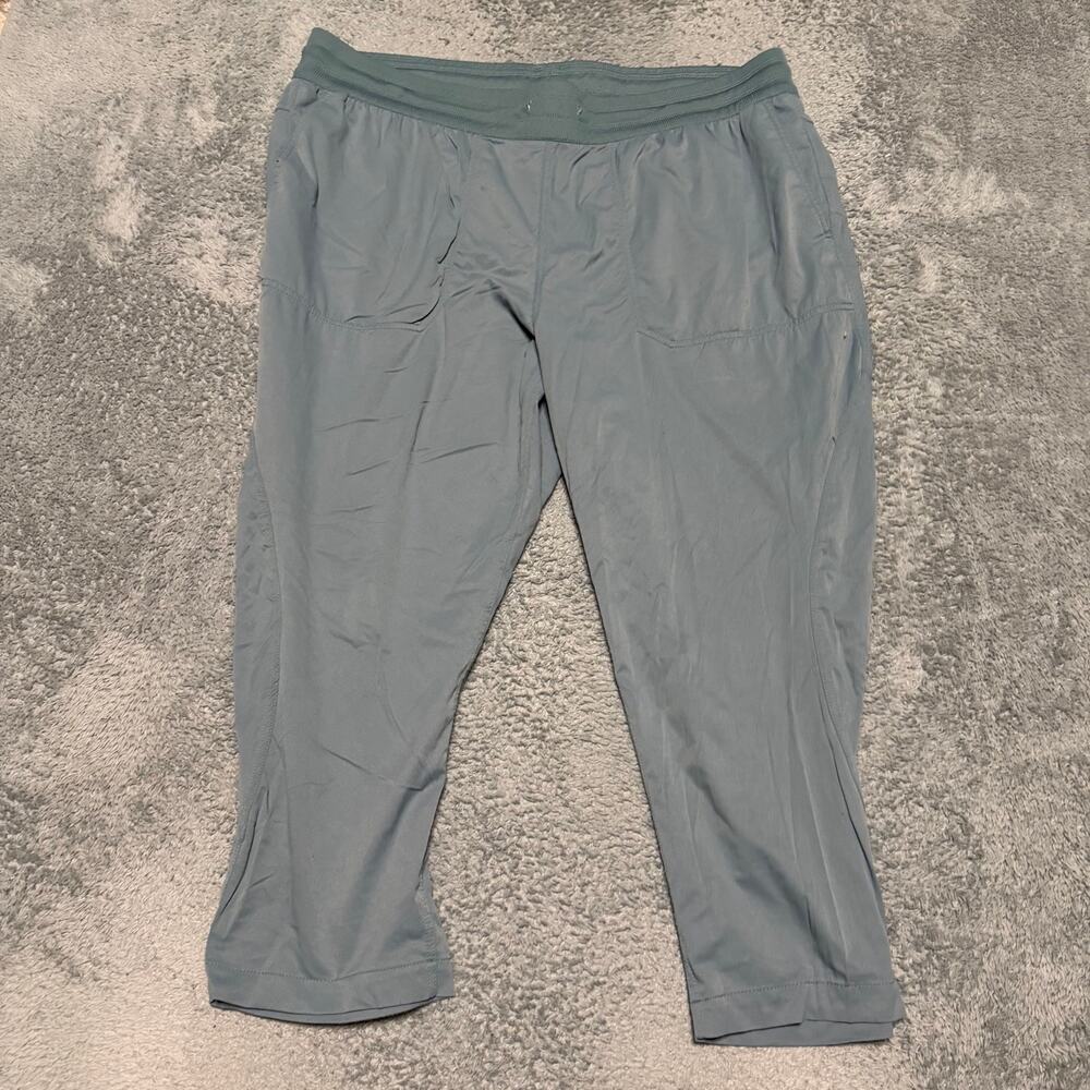 The North Face Pants Womens 3X Aphrodite Motion Capri Plus Green Blue
